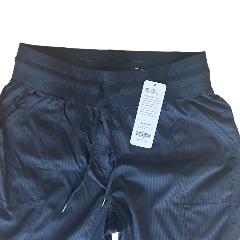 CRZ YOGA Lightweight Straight Black workout Pants w/ Pockets - Picture 11 of 11